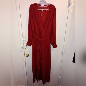 NWT Baltic Born Celine Red Maxi Dress